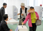 在外投票登録者中・日本地域52・57％投票