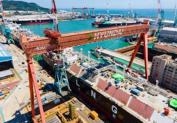 韓国造船業、受注世界一奪還